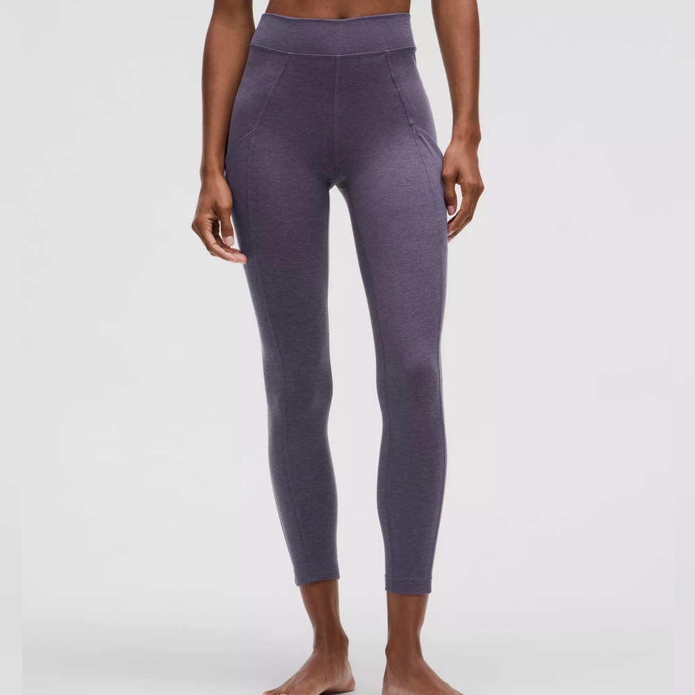 Lululemon Soft Sueded High-Rise Tight 25" in Nightfall 💜 Size 2